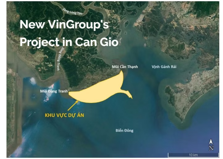 Vingroup's Can Gio Sea Encroachment Super Project starts from Apr 2025
