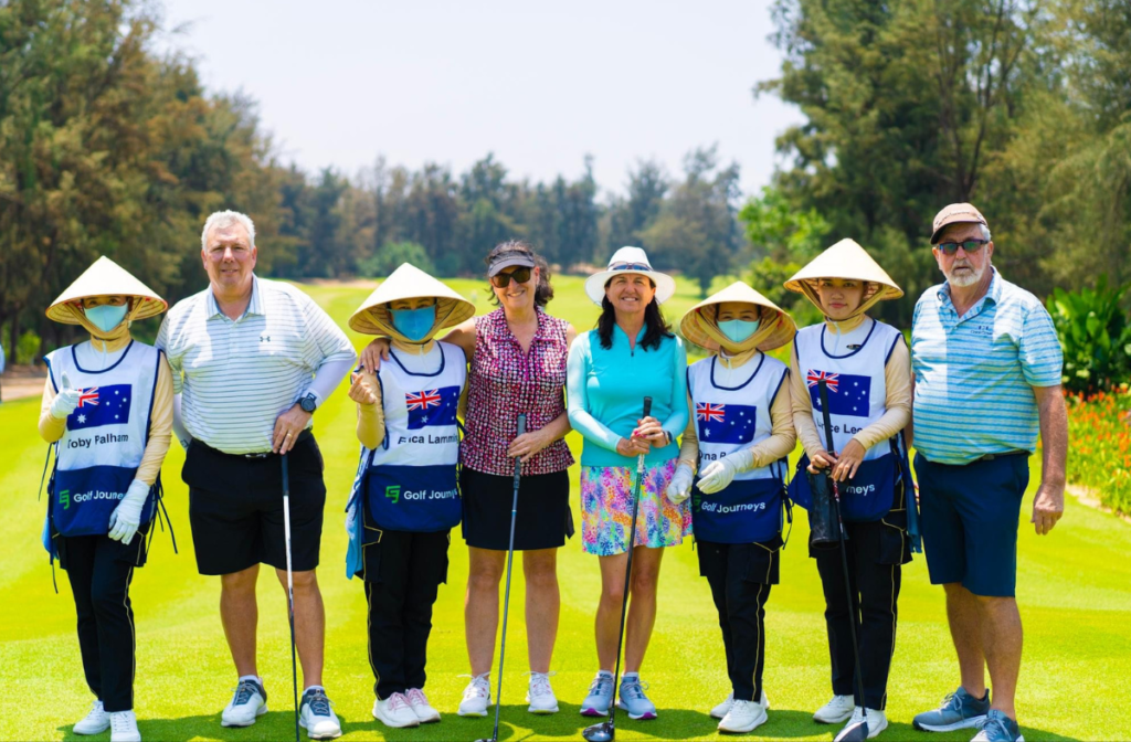 Aus golfers in Vietnam