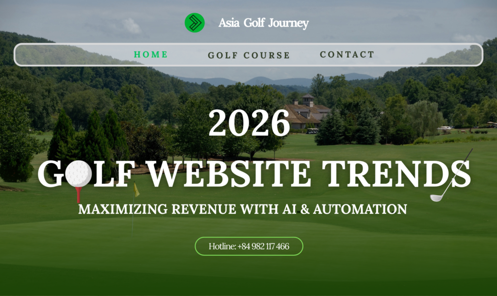 2026 golf website trends: Maximizing revenue with AI & automation