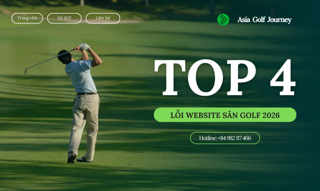 Top 4 lỗi website sân golf 2026