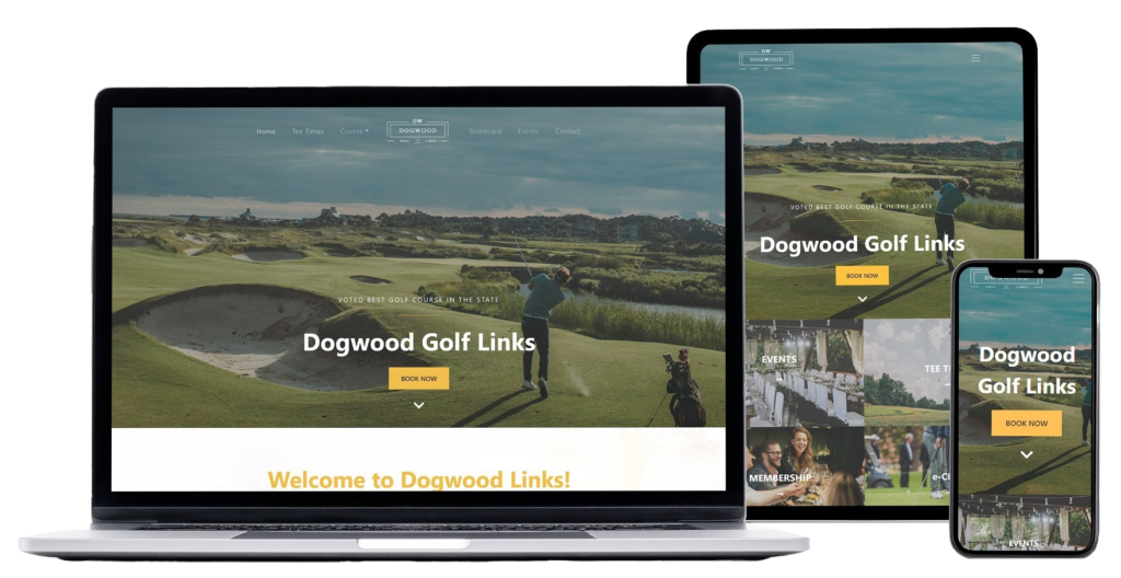 website cho sân gôn
