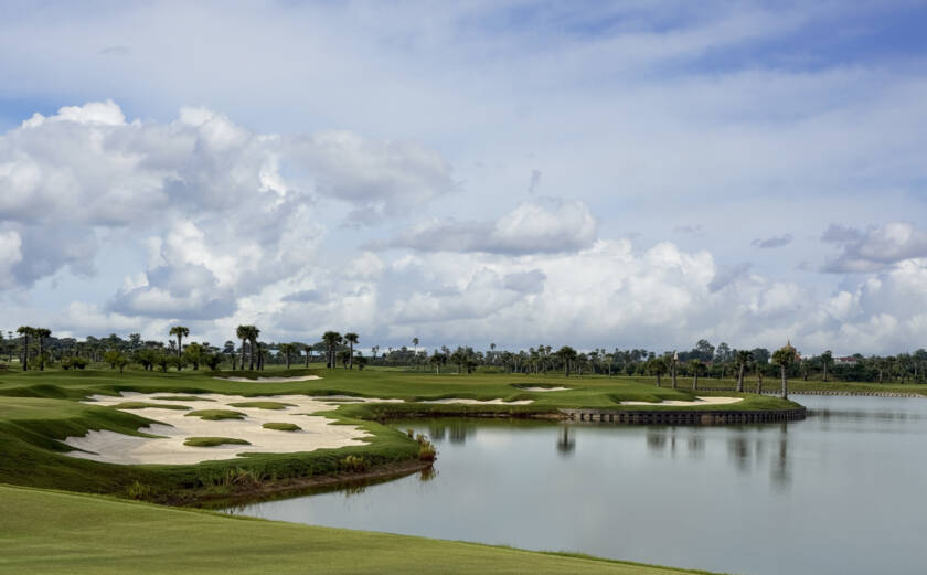 Chhun On PGA National Cambodia Khai Trương Sân Palm Course