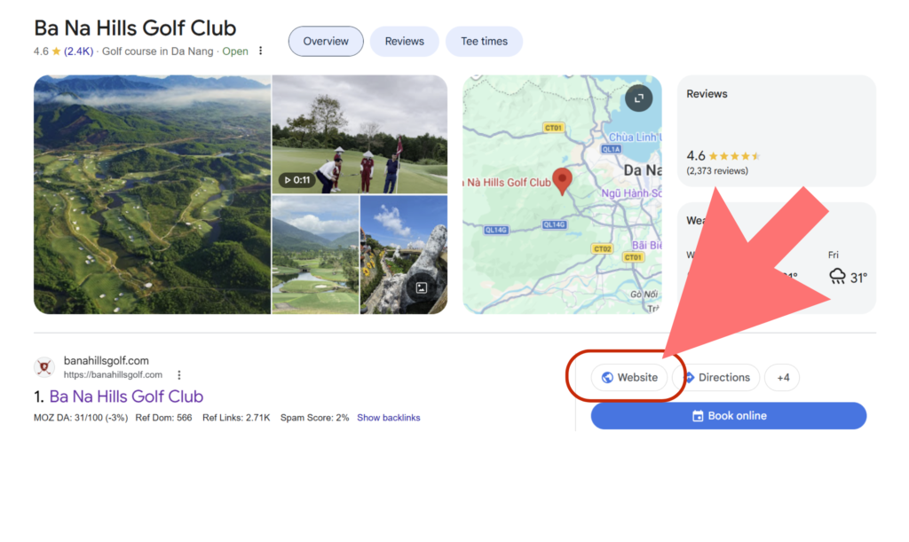 Nhiều Trang Google Business Của Sân Golf và Khách Sạn Đang Bị Đánh Cắp Link - Marketer Nên Xử Lý Như Nào?